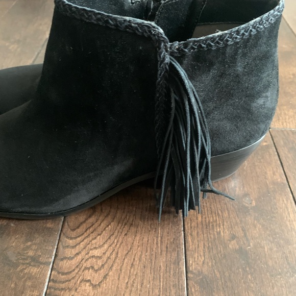 Suede Ankle Boots | Sam Edelman | 10 | Black - Picture 3 of 9